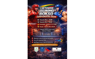Vasario 25-28 dienomis Palangoje – Lietuvos jaunimo bokso čempionatas
