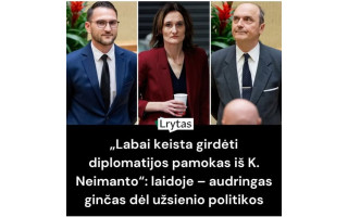 Palangos meras Šarūnas Vaitkus: prieš dalijant diplomatijos pamokas verta atsakyti į paprastą klausimą