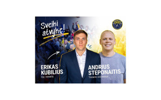 Komandos vairą perima palangiškis Erikas Kubilius