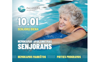 Nemokamas apsilankymas Palangos baseine senjorams