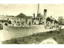 Pirmasis karo laivas buvo „Prezidentas Smetona“, kurį 1927 m. Lietuvos Vyriausybė nupirko iš Vokietijos. KU nuotr.