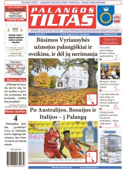 Palangos tilto laikraštis, Data: 2016-11-21, Numeris: 87(1521) 