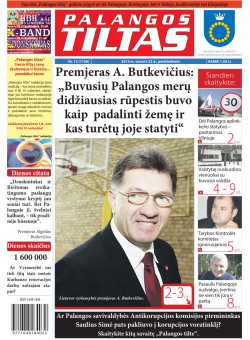 Palangos tilto laikraštis, Data: 2013-02-21, Numeris: 15 (1156) 