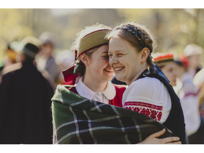 Pavasaris Palangoje sužaliuoja per Jurginių šventę