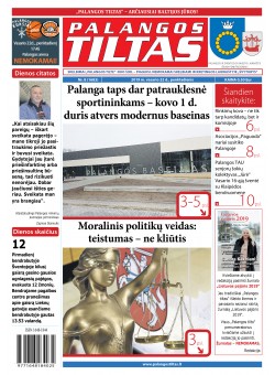 Palangos tilto laikraštis, Data: 2019-02-26, Numeris: 8 (1683) 