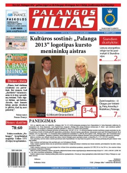 Palangos tilto laikraštis, Data: 2012-11-06, Numeris: 84 (1127) 