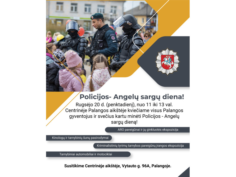 Kvietimas į Policijos dienos renginį