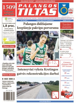 Palangos tilto laikraštis, Data: 2018-07-26, Numeris: 30(1655) 