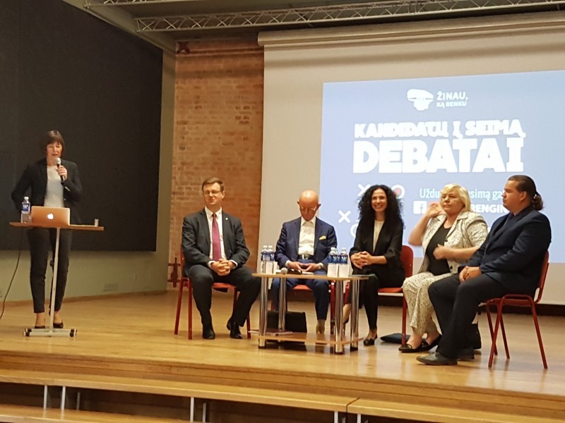 Kandidatų į Seimą debatai – kupini aistrų, pažadų ir su juoko pliūpsniais