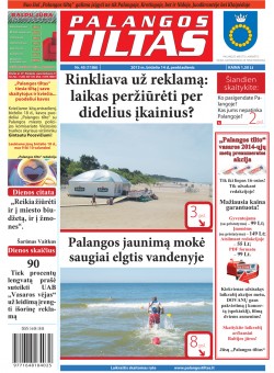 Palangos tilto laikraštis, Data: 2013-06-13, Numeris: 45 (1186) 