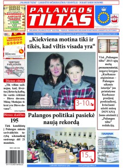 Palangos tilto laikraštis, Data: 2015-02-25, Numeris: 15 (1351) 