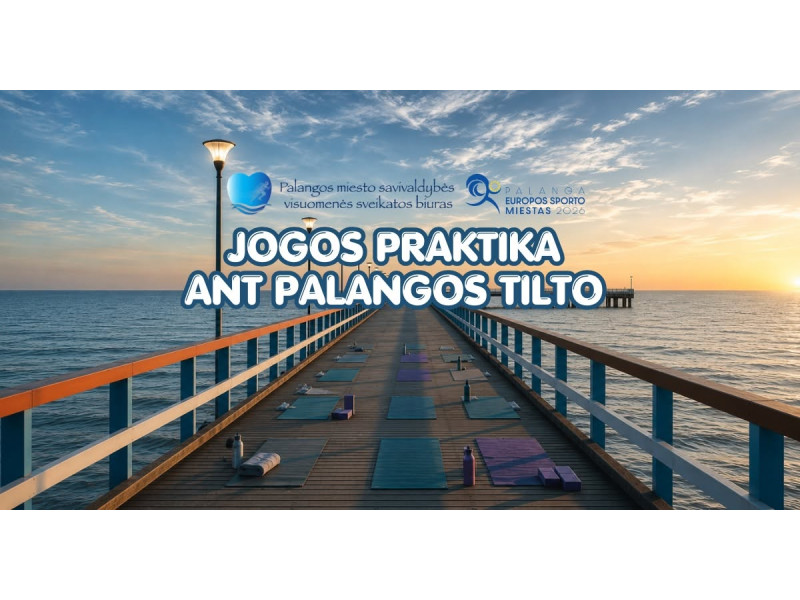 Ryto jogos praktika ant Palangos tilto 