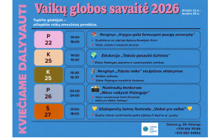 Prasideda Vaikų globos savaitė – visuomenė kviečiama pažvelgti į globą be stereotipų