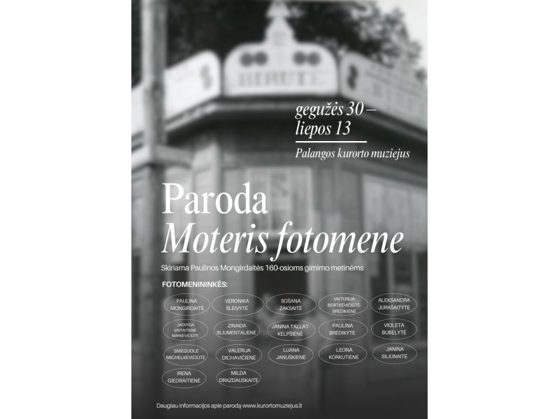 Kviečiame į parodą „Moteris fotomene“