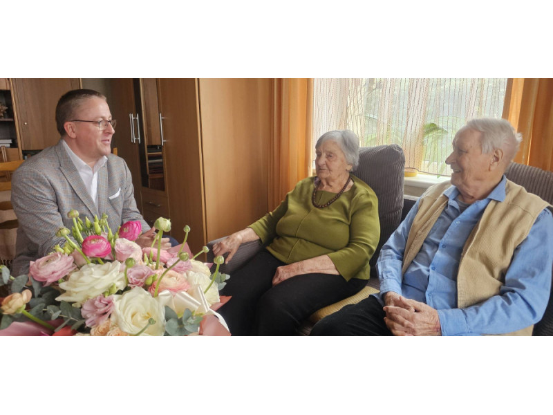 Palangoje pasveikinta garbingo amžiaus sulaukusi gyventoja: 101-asis pavasaris – ypatinga sukaktis