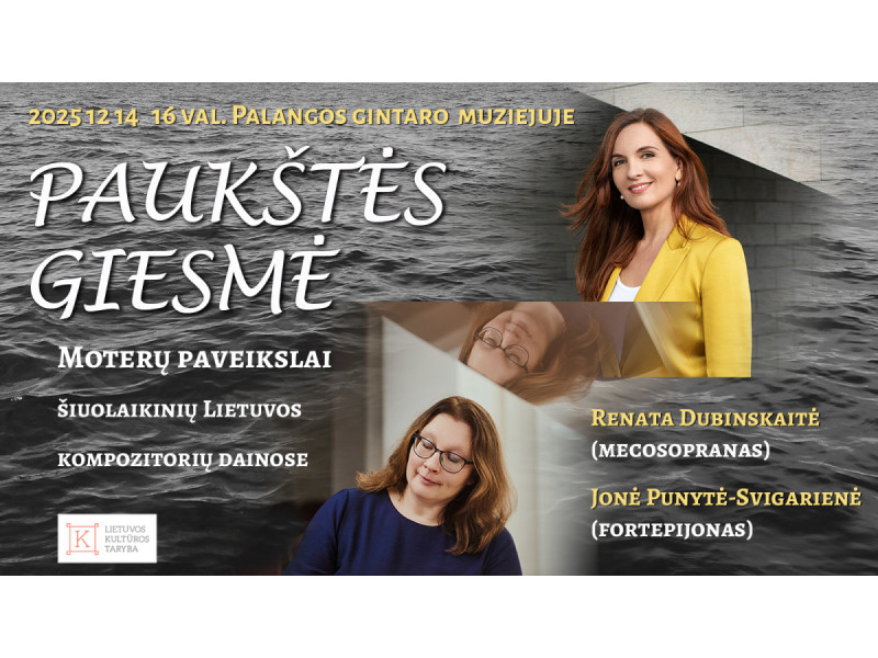 Palangos gintaro muziejuje nuskambės paskutinė šiais metais „Paukštės giesmė“