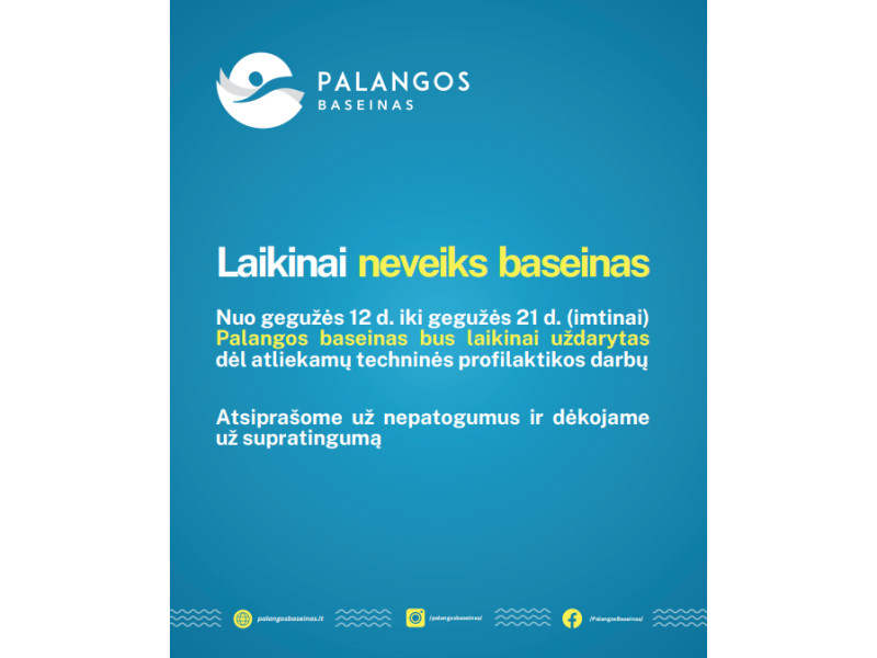 Laikinai neveiks baseinas