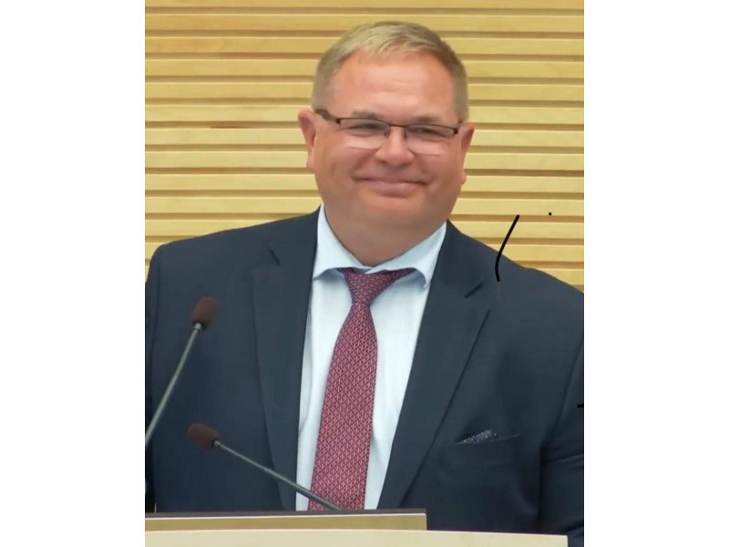 Mindaugas Skritulskas, TS-LKD Seimo narys, išrinktas Mėguvos vienmandatėje rinkimų apygardoje