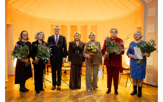 Padėkos šventėje Kurhauze Palangos miesto garbės ženklai įteikti trims palangiškėms (FOTO GALERIJA)