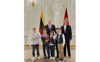 Palangos „Baltijos‘‘ pagrindinės mokyklos mokiniai –  trečiąkart Prezidentūroje