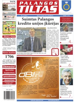 Palangos tilto laikraštis, Data: 2012-01-09, Numeris: 3(1046) 