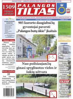 Palangos tilto laikraštis, Data: 2014-07-10, Numeris: 51(1289) 
