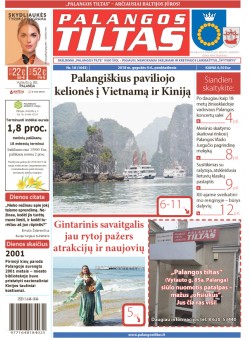 Palangos tilto laikraštis, Data: 2018-05-03, Numeris: 18(1643) 