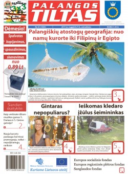 Palangos tilto laikraštis, Data: 2011-08-08, Numeris: 61 (1005) 