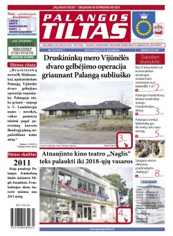 Palangos tilto laikraštis, Data: 2017-03-20, Numeris: 20(1551) 
