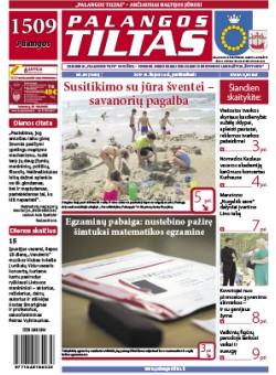 Palangos tilto laikraštis, Data: 2017-07-13, Numeris: 49 (1580) 