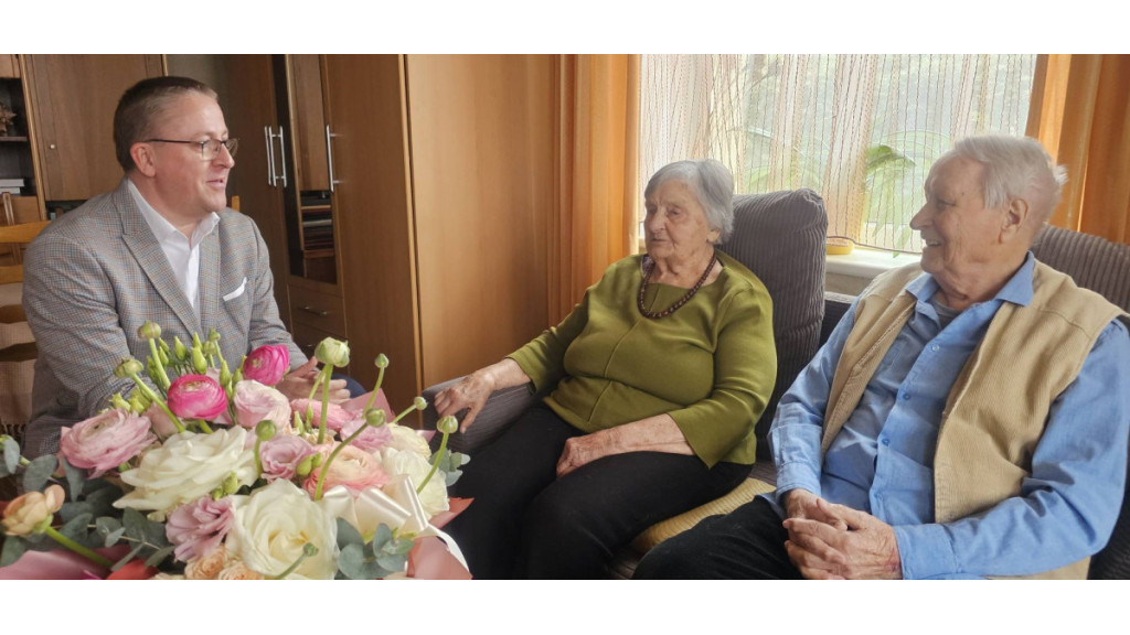 Palangoje pasveikinta garbingo amžiaus sulaukusi gyventoja: 101-asis pavasaris – ypatinga sukaktis