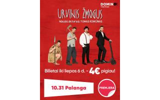 NAUJIENA! PREMJERA! Legendinė komedija „Urvinis žmogus“ pradeda naują etapą