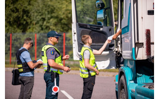 Per Europos kelių policijos tinklo ROADPOL inicijuotą prevencinę priemonę Klaipėdos apskrityje užfiksuoti 6 neblaivūs vilkikų ir autobusų vairuotojai