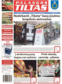 Palangos tilto laikraštis, Data: 2011-08-28, Numeris: 65 (1009) 