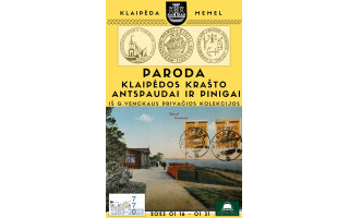 Paroda bibliotekoje. „Klaipėdos krašto antspaudai ir pinigai“