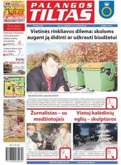 Palangos tilto laikraštis, Data: 2011-11-03, Numeris: 84 (1028) 
