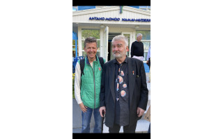 Palangą nuo Antano  Mončio atradęs Romualdas Beniušis: mano misija – prisidėti prie miestą garsinusių asmenybių atminimo įamžinimo