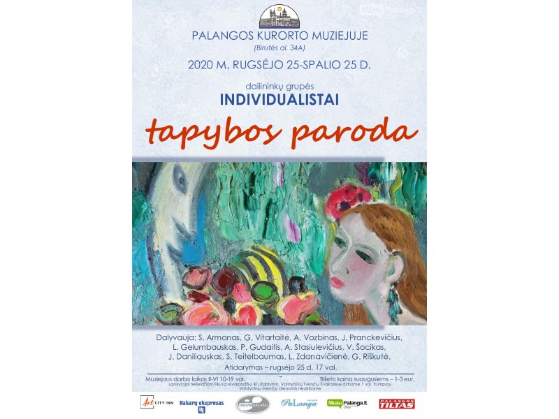 Palangos kurorto muziejuje atidaroma Lietuvos dailininkų grupės „Individualistai“ tapybos paroda