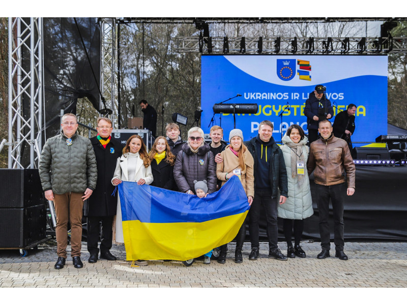 Palangoje šeštadienį nušurmuliavo kilnių širdžių renginys „Lietuvos ir Ukrainos draugystės diena“ (NUOTRAUKŲ GALERIJA)