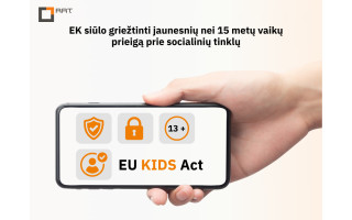 EK siūlo griežtinti jaunesnių nei 15 metų vaikų prieigą prie socialinių tinklų