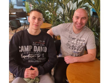 Airik su tėvu Marsel Balasanov