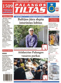 Palangos tilto laikraštis, Data: 2017-07-17, Numeris: 50(1581) 