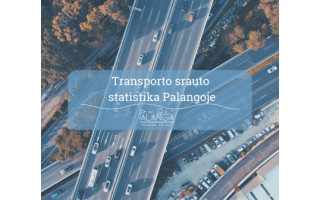 Transporto srautų statistika Palangoje