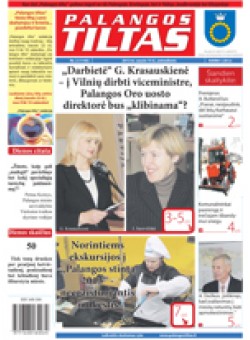 Palangos tilto laikraštis, Data: 2013-01-15, Numeris: 4 (1145) 