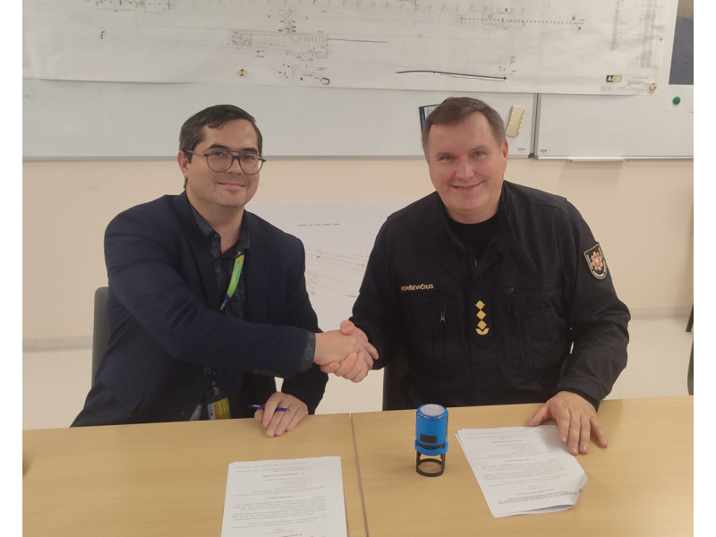 Palangos oro uostas ir Klaipėdos priešgaisrinė gelbėjimo valdyba pasirašė bendradarbiavimo susitarimą