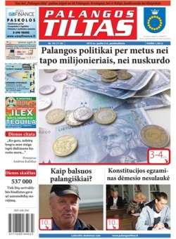 Palangos tilto laikraštis, Data: 2012-10-04, Numeris: 76 (1119) 
