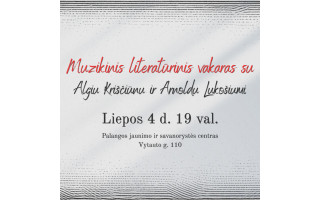 Algis Kriščiūnas kviečia į parodą ir susitikimus Palangos jaunimo ir savanorystės centre
