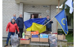 Kijevą pasieks ir labdara 143 dėžėse iš Palangos