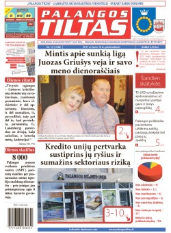 Palangos tilto laikraštis, Data: 2017-03-09, Numeris: 17(1548) 