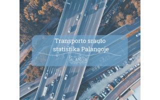 Transporto srautų statistika Palangoje